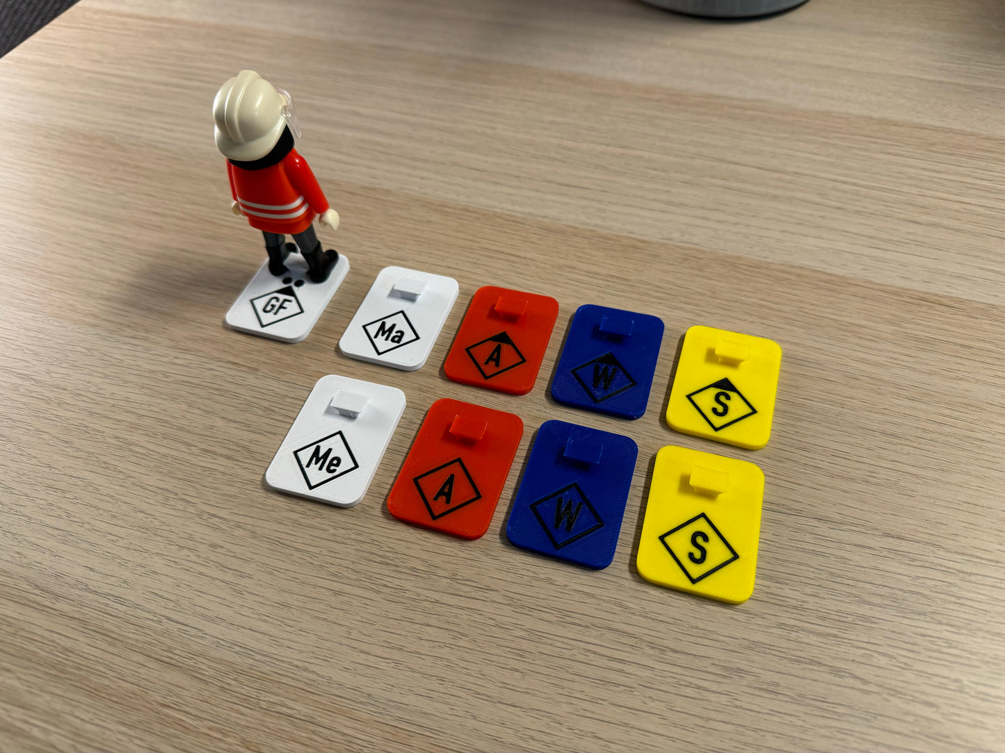 Sockel für Playmobil-Figuren (Feuerwehr)