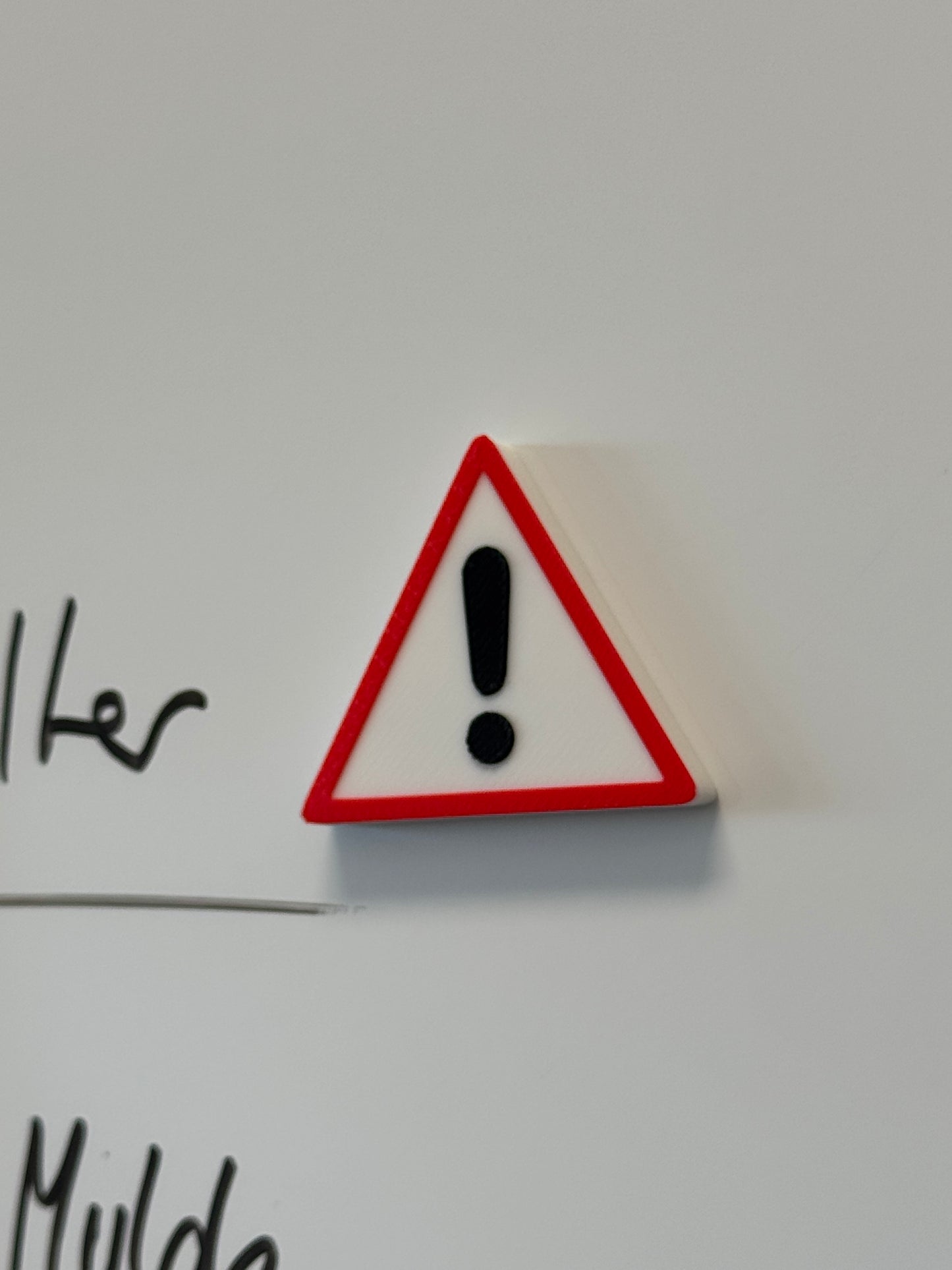 Whiteboard Magnet Warnung (3er Set)