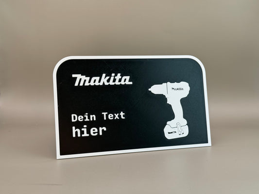 Makita Makpac Größe 2  Schild - Individuell