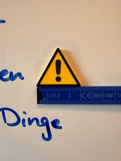 Whiteboard Magnet Warnung (3er Set)