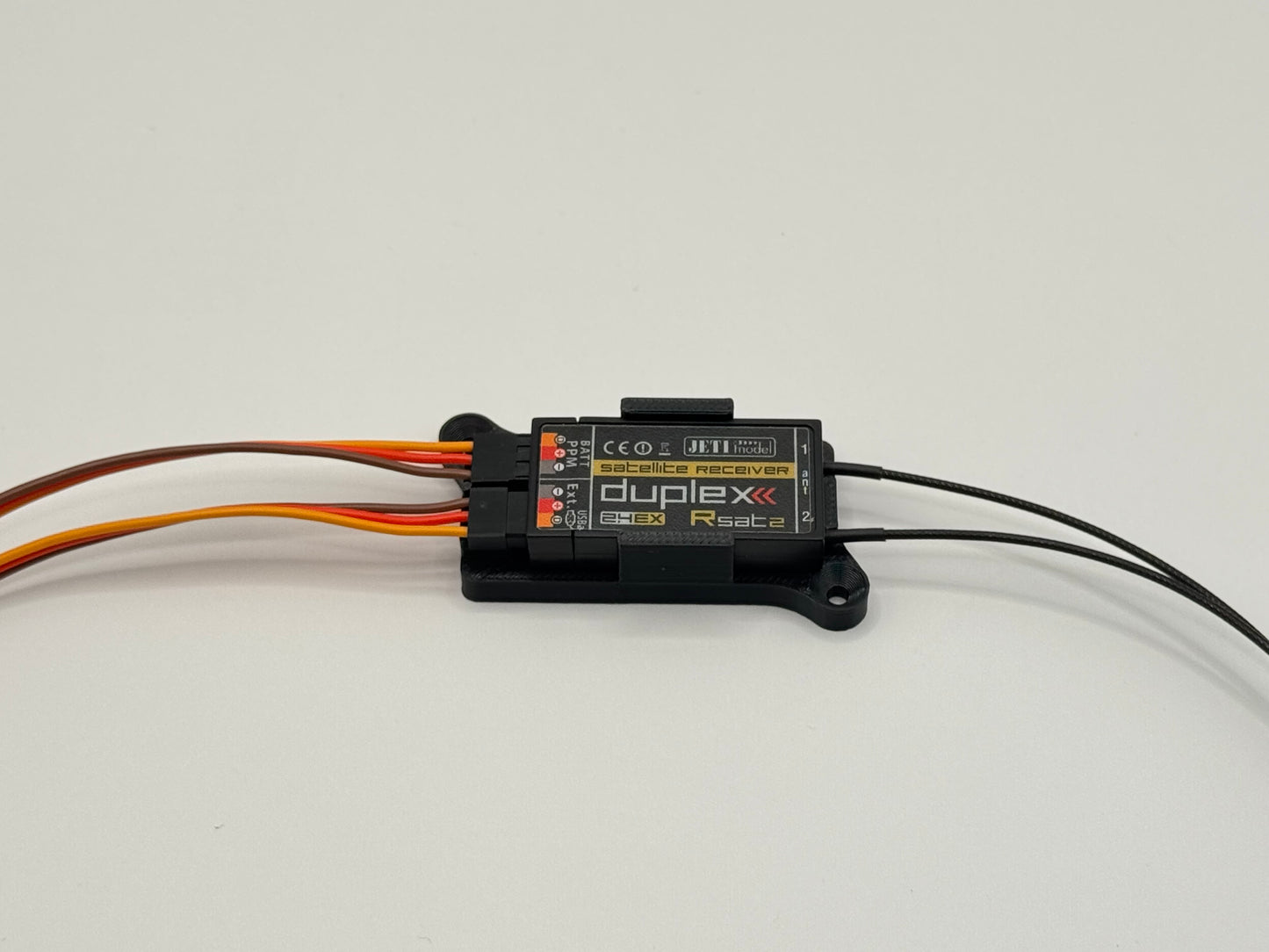 Halterung für JETI RC-Switch und RSat 2