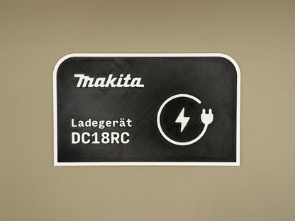 Makita Makpac Größe 2 Schild - Ladegerät DC18RC
