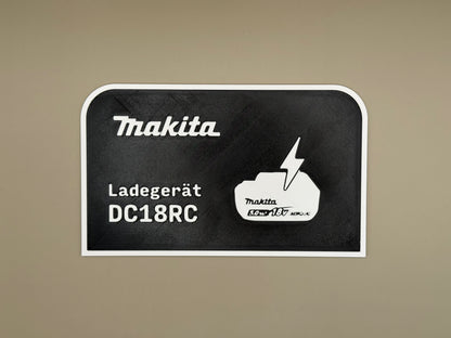 Makita Makpac Größe 2 Schild - Ladegerät DC18RC