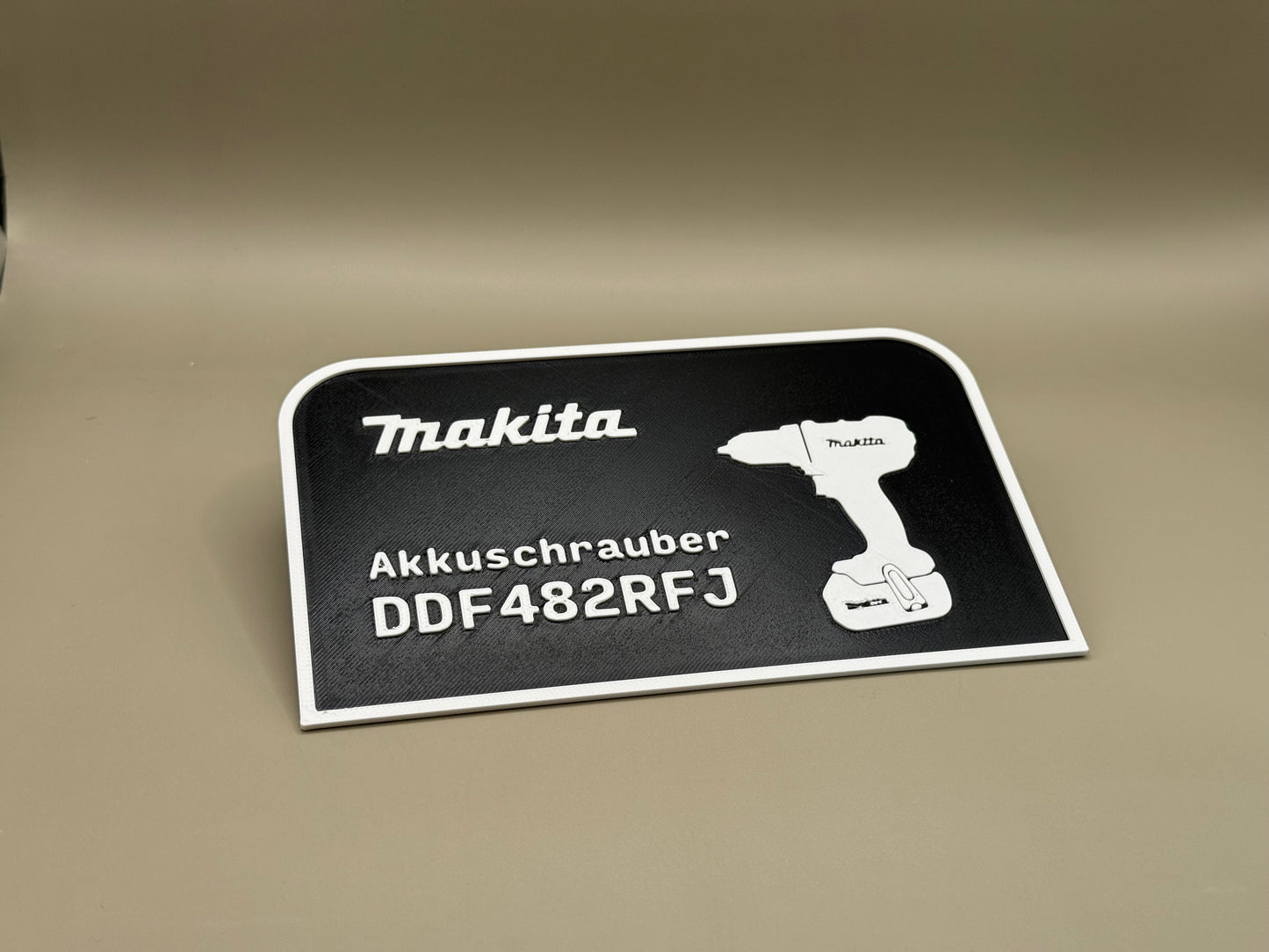 Makita Makpac Größe 2 Schild - Akkuschrauber DDF482