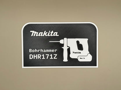 Makita Macpac Größe 2 Schild - Bohrhammer DHR171Z