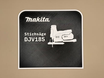 Makita Macpac Größe 3 Schild - Stichsäge DJV185