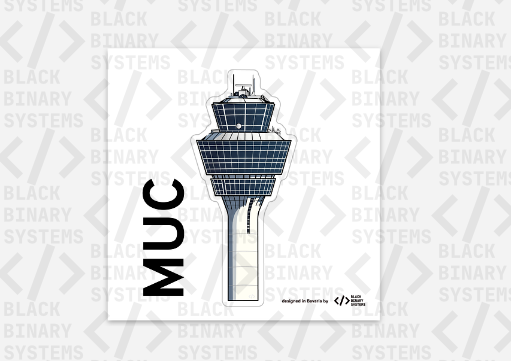 MUC Tower - Vinyl Sticker